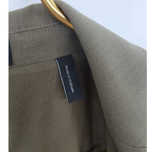 Theory Sedeia Contour 100%‎ Virgin Wool Blazer Brown Size 4 - Picture 10 of 12